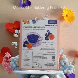 Marigold with Butterfly Pea Tea – Herbal Floral Blend | 14 Tea Bags